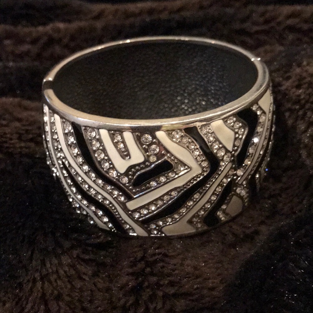 Animal Print Bangle Cuff Bracelet